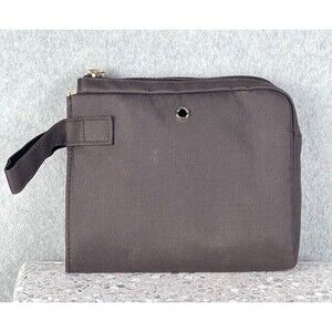 Bvlgari Emirates Airline Business Class Amenity Travel Kit Zip Up Canvas Bag